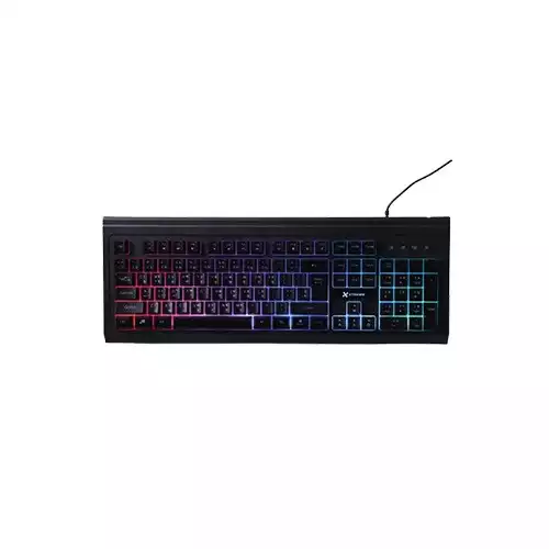 Xtreme K502R RGB Backlit Wired Black Keyboard with Bangla