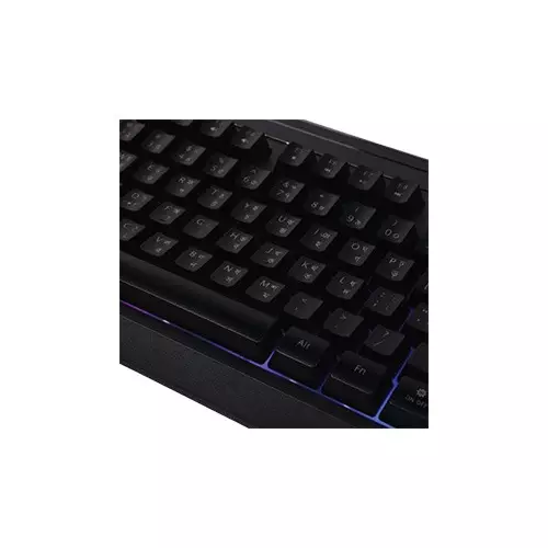 Xtreme K502R RGB Backlit Wired Black Keyboard with Bangla-3