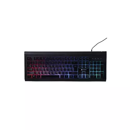 Xtreme K502R RGB Backlit Wired Black Keyboard with Bangla