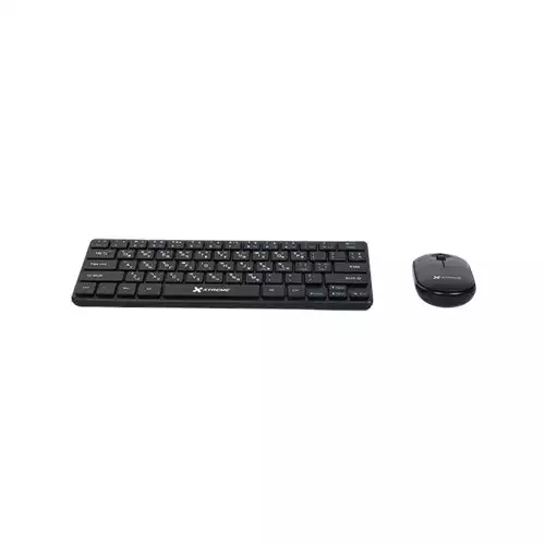 Xtreme K911C Wireless 64keys + FN Keys Black Keyboard Mouse Combo