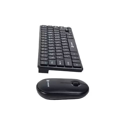 Xtreme K911C Wireless 64keys + FN Keys Black Keyboard Mouse Combo-1