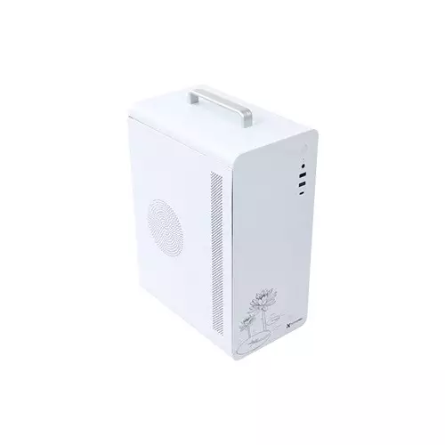 Xtreme U200 Mid Tower Micro ATX Desktop White Case With PSU-1