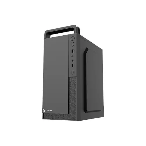Xtreme F04h Mini Tower ATX Computer Black Case With Handle Mini