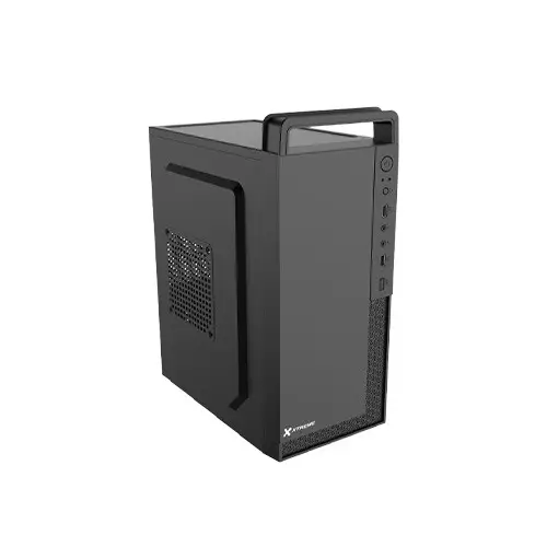Xtreme F04h Mini Tower ATX Computer Black Case With Handle Mini-gallery-1
