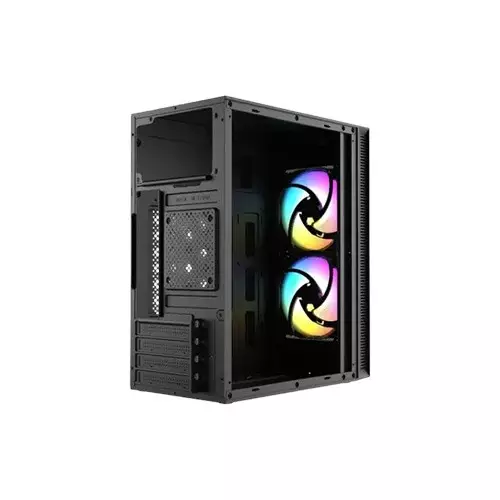 Xtreme M111 RGB Mid Tower ATX Computer Case With 2 RGB Fan-gallery-2