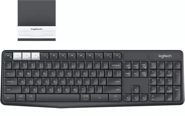 Logitech K375S Multi-Device Wireless Keyboard and Stand Combo