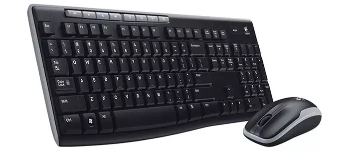 Logitech mk260r Wireless Keyboard Mouse Combo - Black