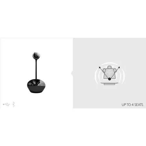 Logitech BCC950 HD 1080p Camera Video Conference Webcam (960-000939) - 2