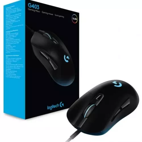 Logitech G403 Hero Lightsync RGB Lighting USB Gaming Mouse-gallery-3