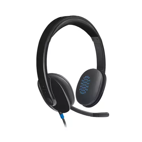 Logitech H540 USB Black Computer Headset - 1