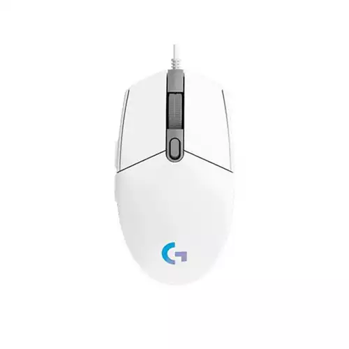 Logitech G102-LIGHTSYNC RGB Wired Gaming Mouse (White)