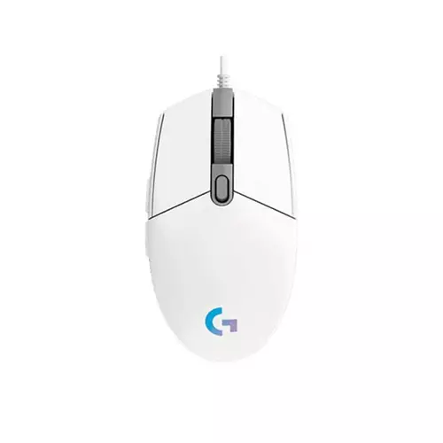 Logitech G102-LIGHTSYNC RGB Wired Gaming Mouse (White)