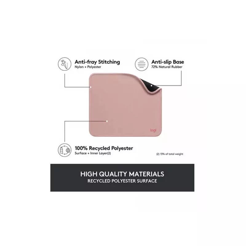 LOGITECH STUDIO SERIES DARK ROSE MOUSE PAD - 2