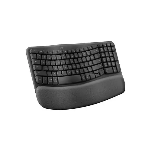 Logitech Wave Keys Easy-Switch Wireless Ergonomic Keyboard