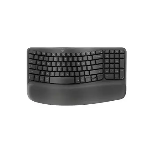 Logitech Wave Keys Easy-Switch Wireless Ergonomic Keyboard - 1