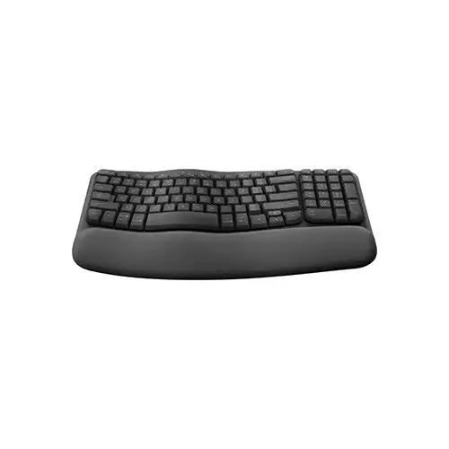 Logitech Wave Keys Easy-Switch Wireless Ergonomic Keyboard - 2