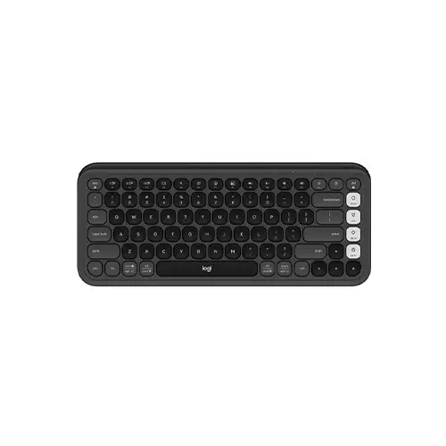 Logitech POP Icon Keys Easy-Switch Between up to 3 Devices Wireless Keyboard (Graphite & Green)-gallery-4