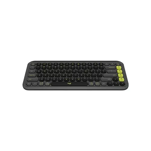 Logitech POP Icon Keys Easy-Switch Between up to 3 Devices Wireless Keyboard (Graphite & Green)-gallery-5