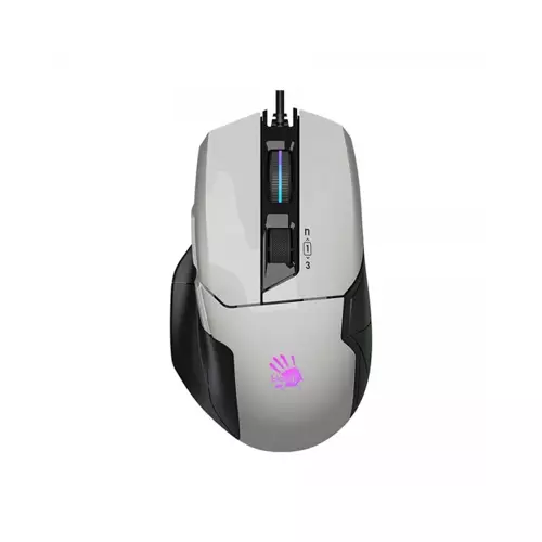 A4TECH Bloody W70 Max RGB Gaming Mouse (White)