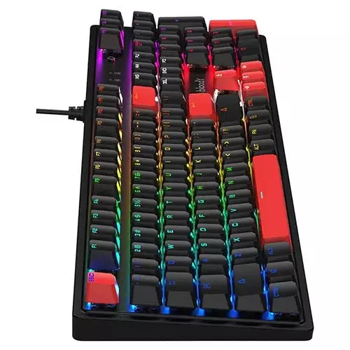 A4tech Bloody S510R Mechanical Wired Fire Black Mechanical RGB Gaming Keyboard (Brown Switch)-gallery-1