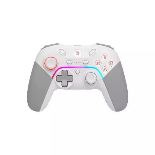 A4Tech Bloody GPW70 Dual Mode Wireless RGB Gaming Controller White