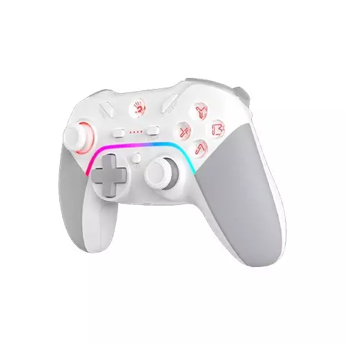 A4Tech Bloody GPW70 Dual Mode Wireless RGB Gaming Controller White - 1