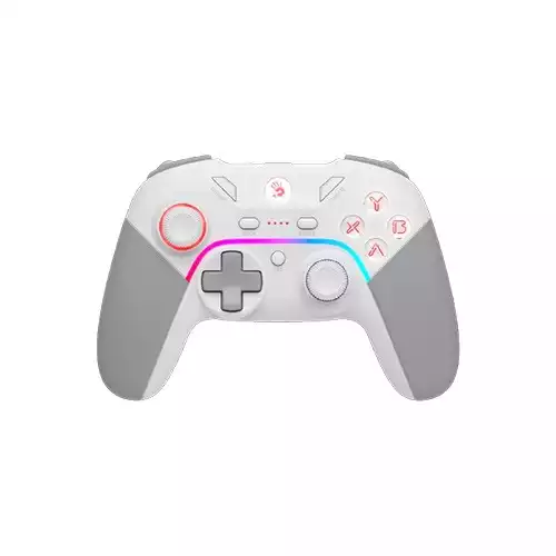 A4Tech Bloody GPW70 Dual Mode Wireless RGB Gaming Controller White