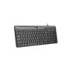 A4TECH FK25 Fstyler 2-Section Compact Keyboard - Black-1