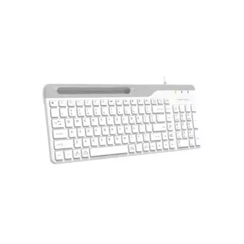 A4TECH FK25 Fstyler 2-Section Compact Keyboard White - 1