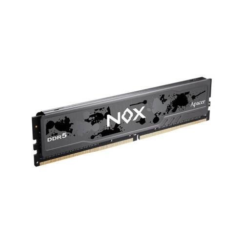 Apacer NOX 16GB DDR5 6000MHz Heatsink Gaming Desktop RAM - Black  - 1
