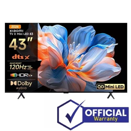 Xiaomi TV X Mini LED 43 Inch 4K Smart Google TV 2026