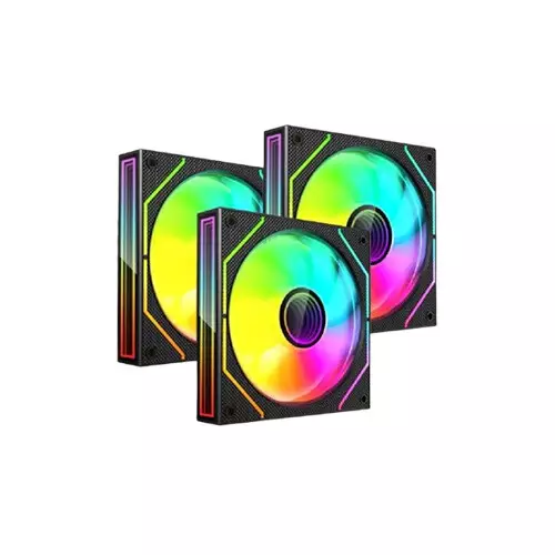 Value-Top CR10-1236ARGB 120mm (3xFAN) Mirror ARGB Case Fan With Control Hub-gallery-1