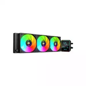 Value-Top TYDAL 360D 360mm ARGB AIO Liquid Cooler with Temperature Display (Black)