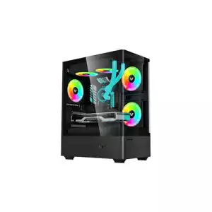 Value-top NUBIA20F5W MI Micro ATX Full White Gaming Casing ARGB Fan