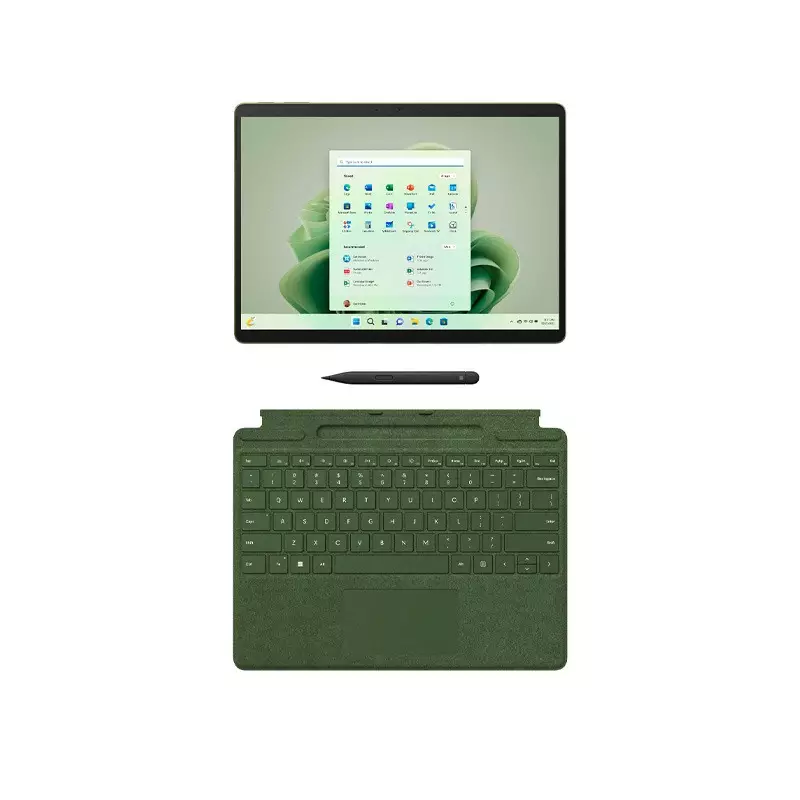 Microsoft Surface Pro 9 Forest Intel Evo Core i5-1235U 12th Gen 8GB RAM 256GB SSD 13 Inch PixelSense Flow 120Hz Multi-Touch Display Forest Laptop - 4