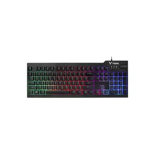 Rapoo V50S Wired 104 keys Backlit Wired Gaming Keyboard(Black)