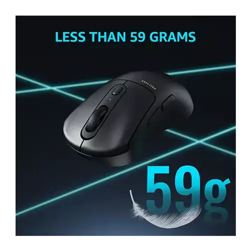 Rapoo VT3PRO MAX Dual Mode Lightweight Optical Gaming Mouse (Black) - 1