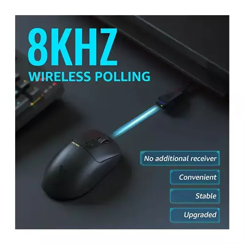 Rapoo VT3PRO MAX Dual Mode Lightweight Optical Gaming Mouse (Black) - 4