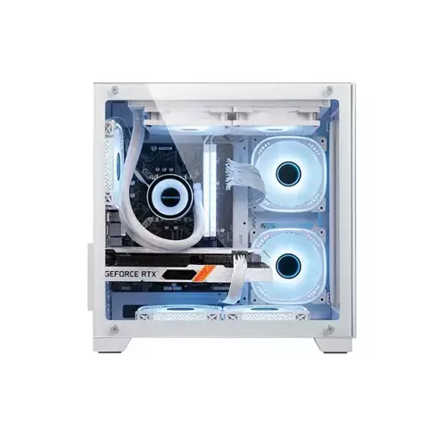 GOLDEN FIELD SEAVIEW M360 MINI TOWER MICRO-ATX GAMING CASE (WHITE)-gallery-2