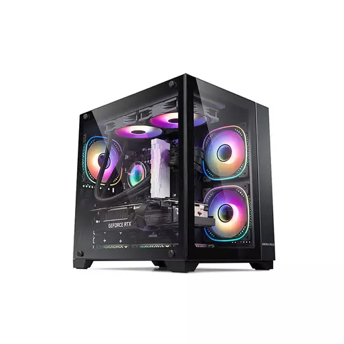 GOLDEN FIELD SEAVIEW M360 MINI TOWER MICRO-ATX GAMING CASE (BLACK)