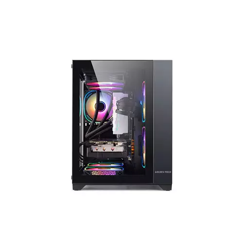 GOLDEN FIELD SEAVIEW M360 MINI TOWER MICRO-ATX GAMING CASE (BLACK)-gallery-2