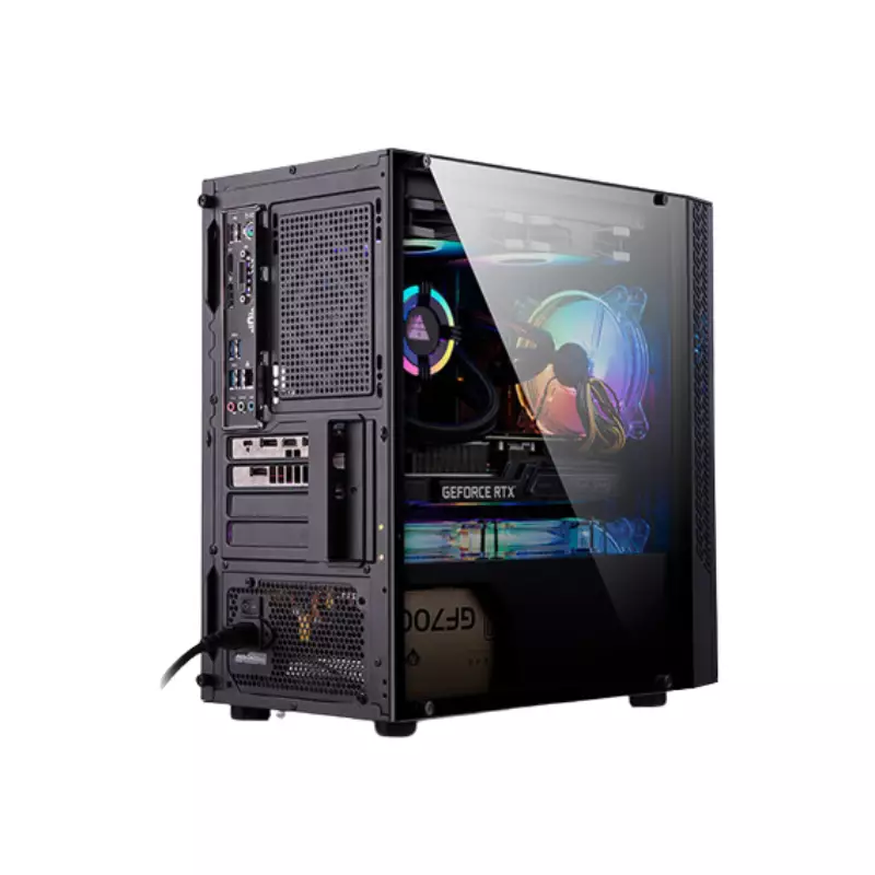 GOLDEN FIELD HONOR 2 ATX GAMING CASE (BLACK)-gallery-2