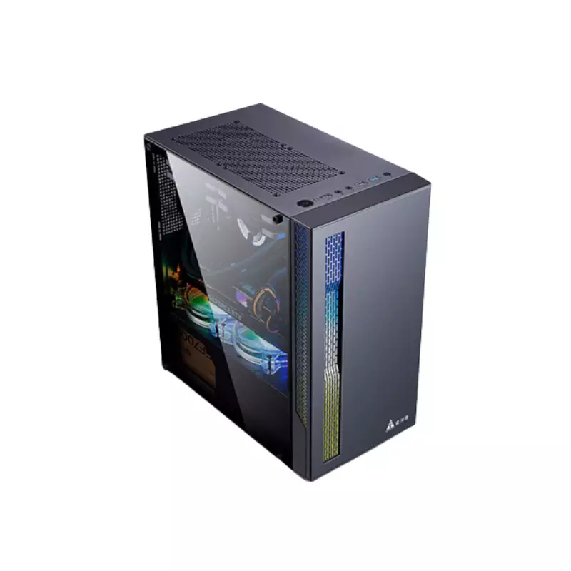 GOLDEN FIELD HONOR 2 ATX GAMING CASE (BLACK)-gallery-1