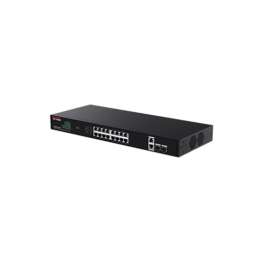 Tenda G1128P-24-250W 24 Port Gigabit PoE Switch with 2 SFP Uplink 230W - 1