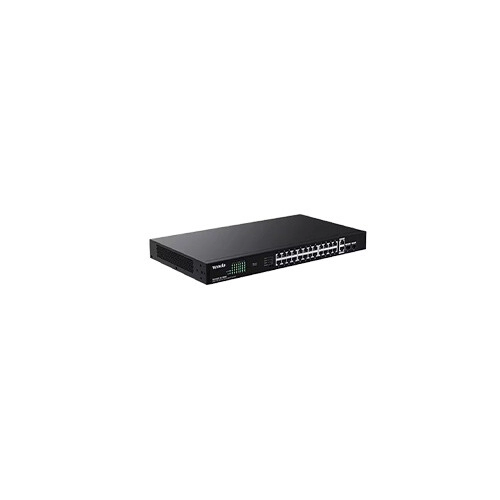 Tenda TEG1128P-24-250W 24 Port Gigabit PoE Switch with 230W 2 SFP Uplink - 1
