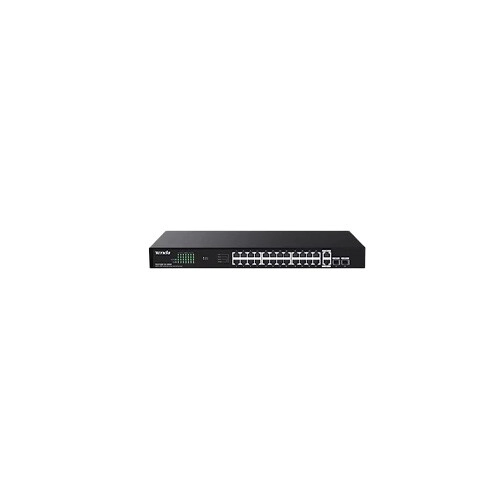 Tenda TEG1128P-24-250W 24 Port Gigabit PoE Switch with 230W 2 SFP Uplink - 3