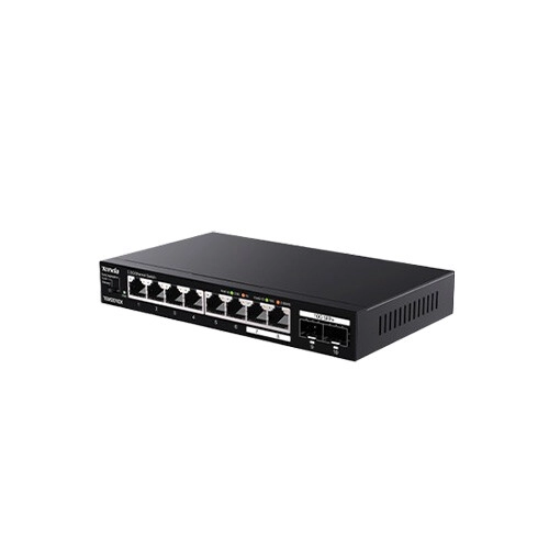 Tenda TEM2010X 8-Port 2.5G Ethernet Switch with 2×10G SFP+ Slots - 1