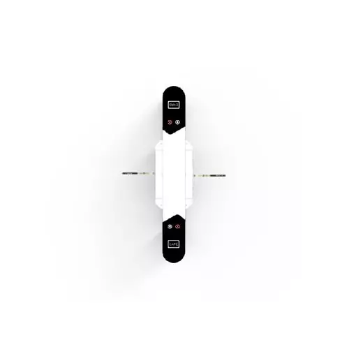 ZKTeco FBL6200 Pro Dual-Lane Flap Barrier - 1