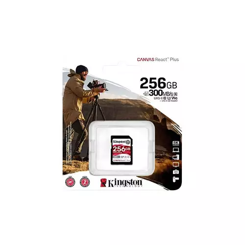 Kingston Canvas React Plus 256GB SDXC UHS-II Memory Card-gallery-2