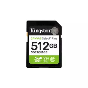 Kingston Canvas Select Plus SD 512GB Memory Card